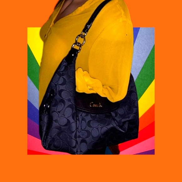 Coach Ashley Signature Hobo Bag - Picture 1 of 8